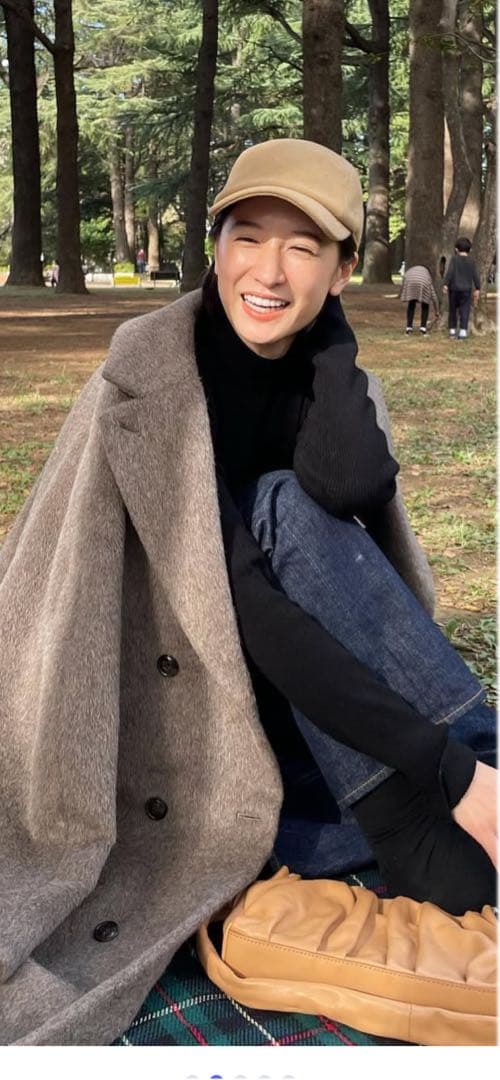 CLANE ダブルウールロングコート