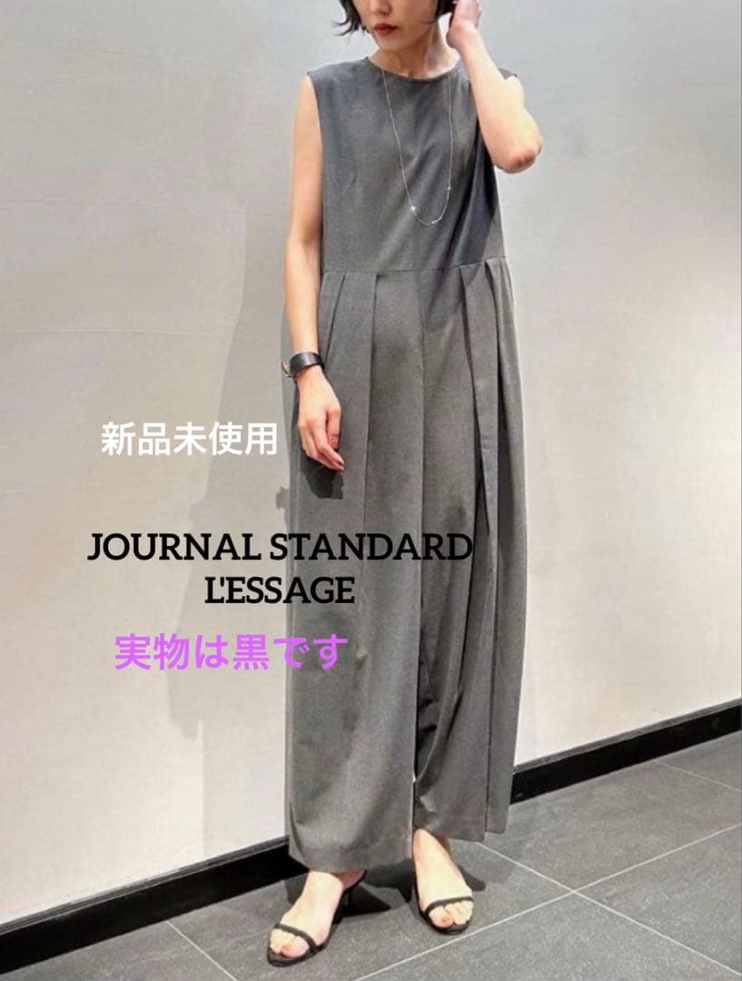 【新品未使用】23ss L'ESSAGE TOROオールインワン　黒 ブラック