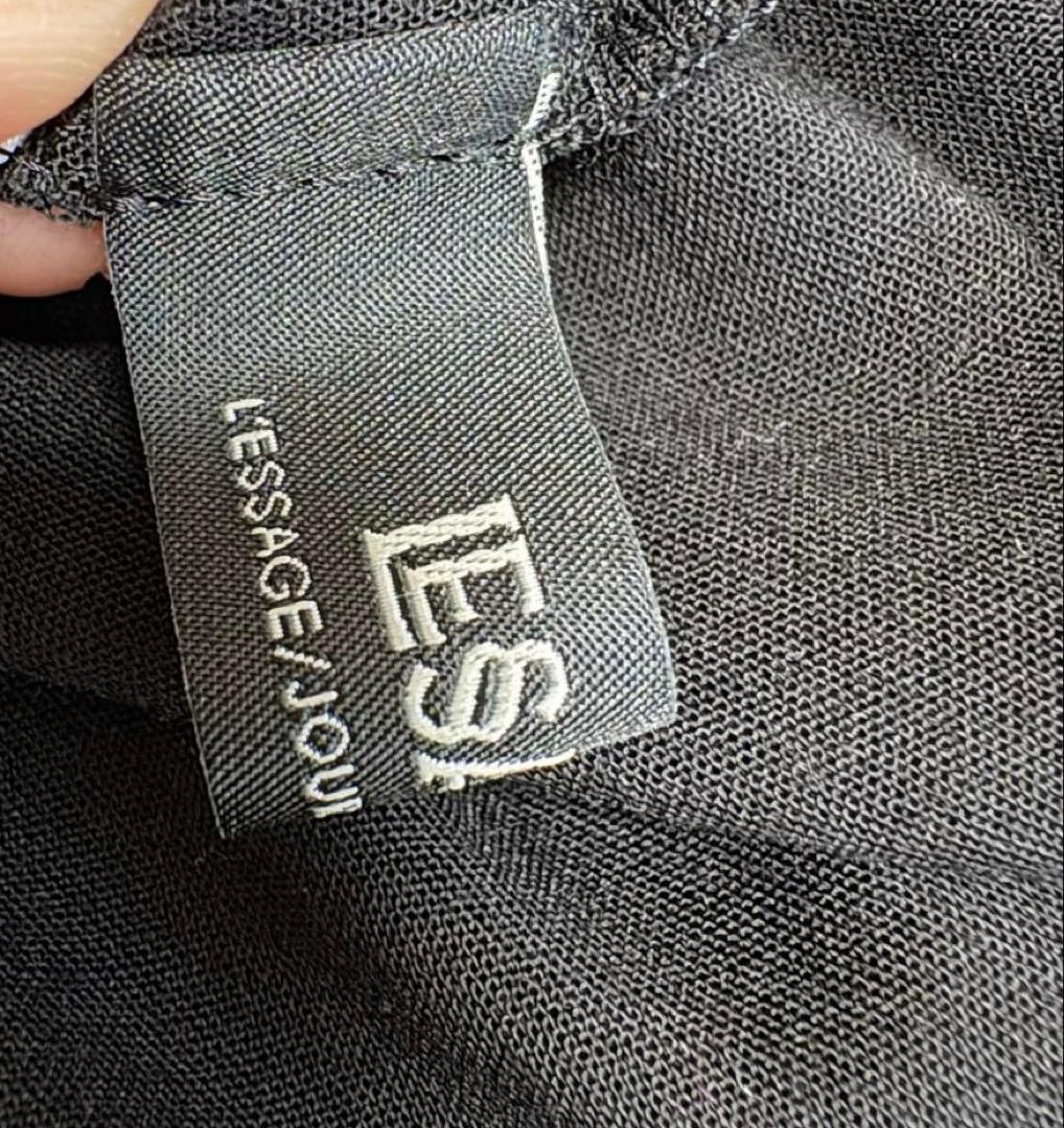 【新品未使用】23ss L'ESSAGE TOROオールインワン　黒 ブラック