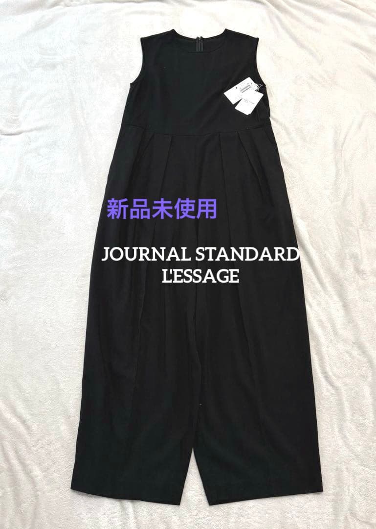 【新品未使用】23ss L'ESSAGE TOROオールインワン　黒 ブラック