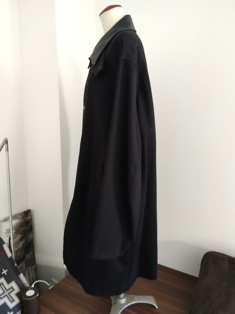 ZARAレザートレンチステンカラーチェスターコートLIMITED EDITION