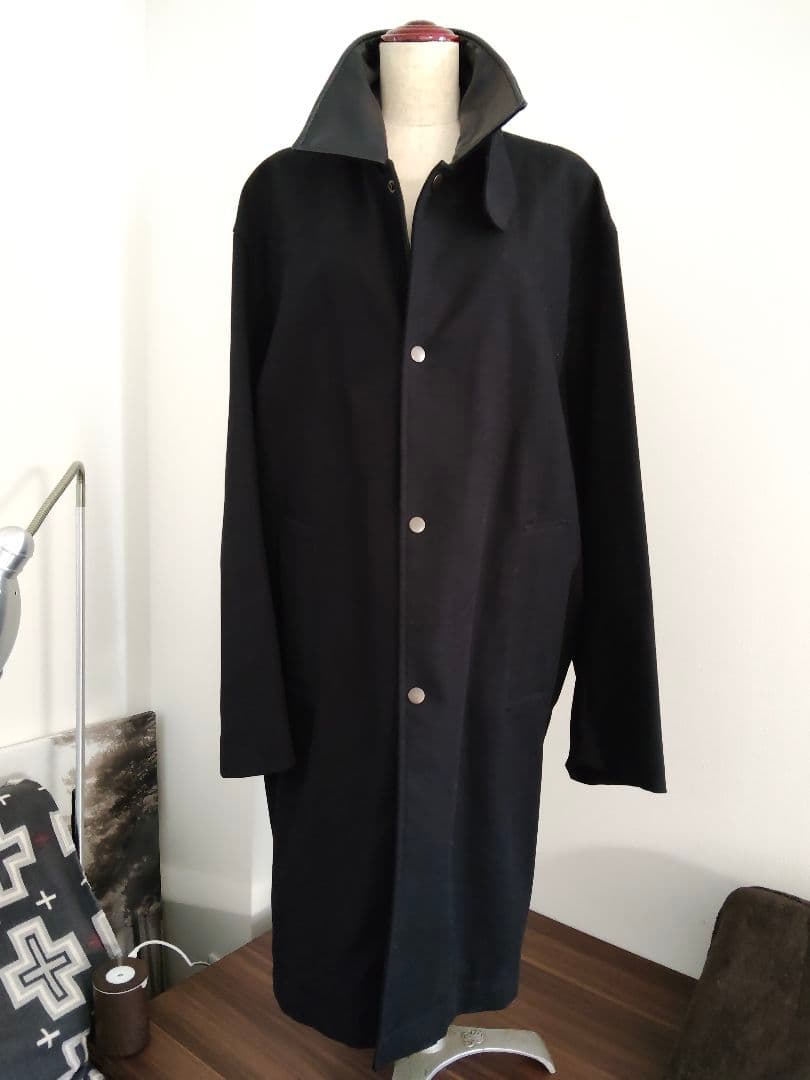 ZARAレザートレンチステンカラーチェスターコートLIMITED EDITION