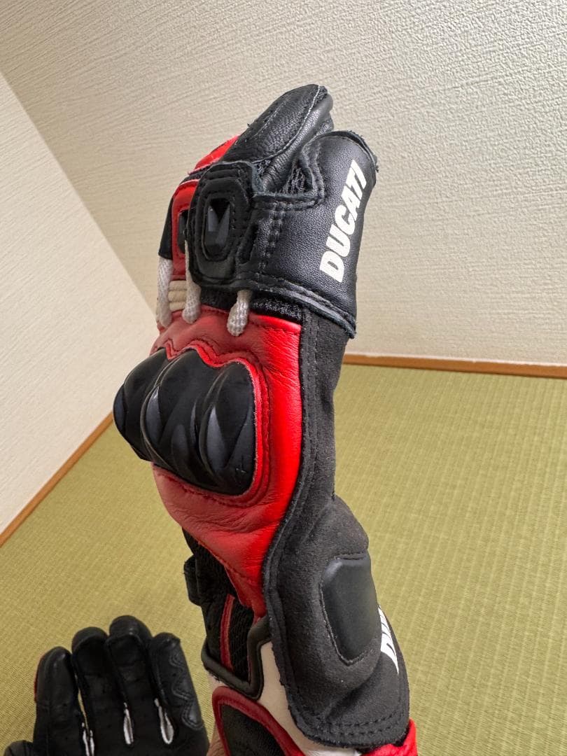 Ducati Speed Air C1 グローブ 赤白黒 Lサイズ ほぼ未使用