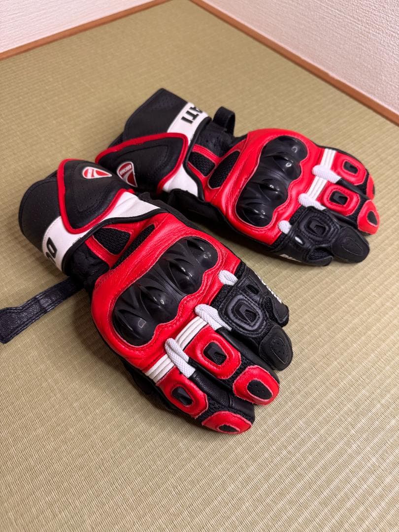 Ducati Speed Air C1 グローブ 赤白黒 Lサイズ ほぼ未使用