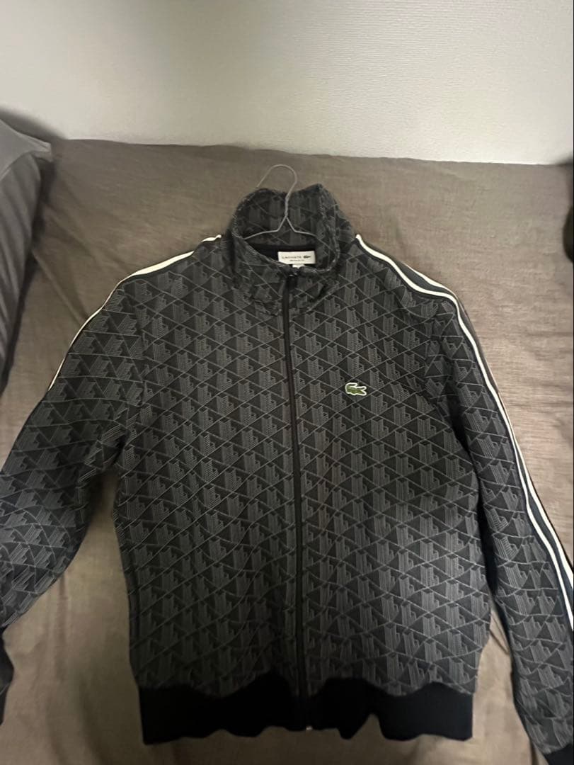 LACOSTE トラックジャケット　モノグラム　総柄　ジャージ　ラコステ