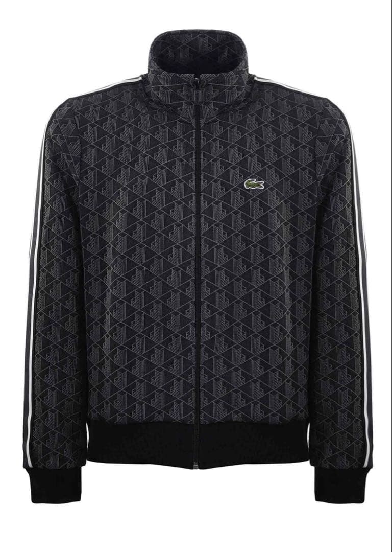LACOSTE トラックジャケット　モノグラム　総柄　ジャージ　ラコステ