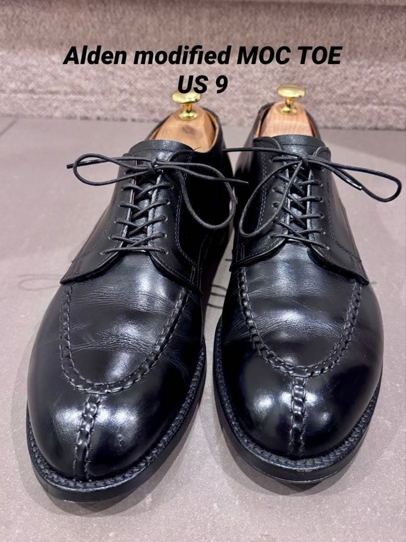 Alden 54007 MOC TOE モディファイドカーフ モックトゥ