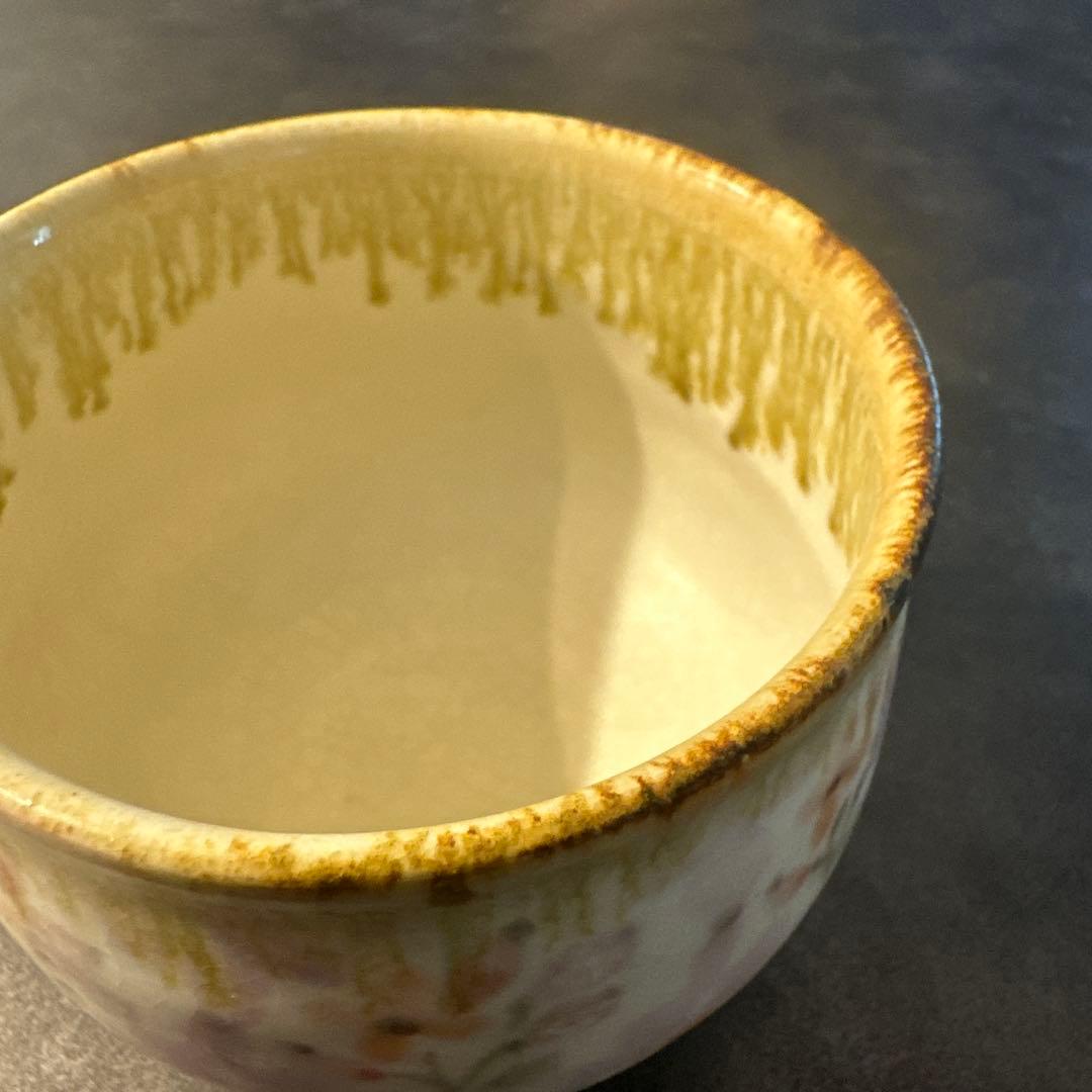 山野辺彩さん作品③ 益子焼　益子市　食器　陶器 小鉢　花柄　希少　皿