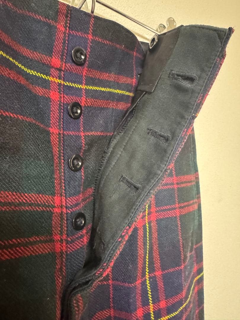 スコットランド軍 セレモニーパンツ タータン トラウザーズ