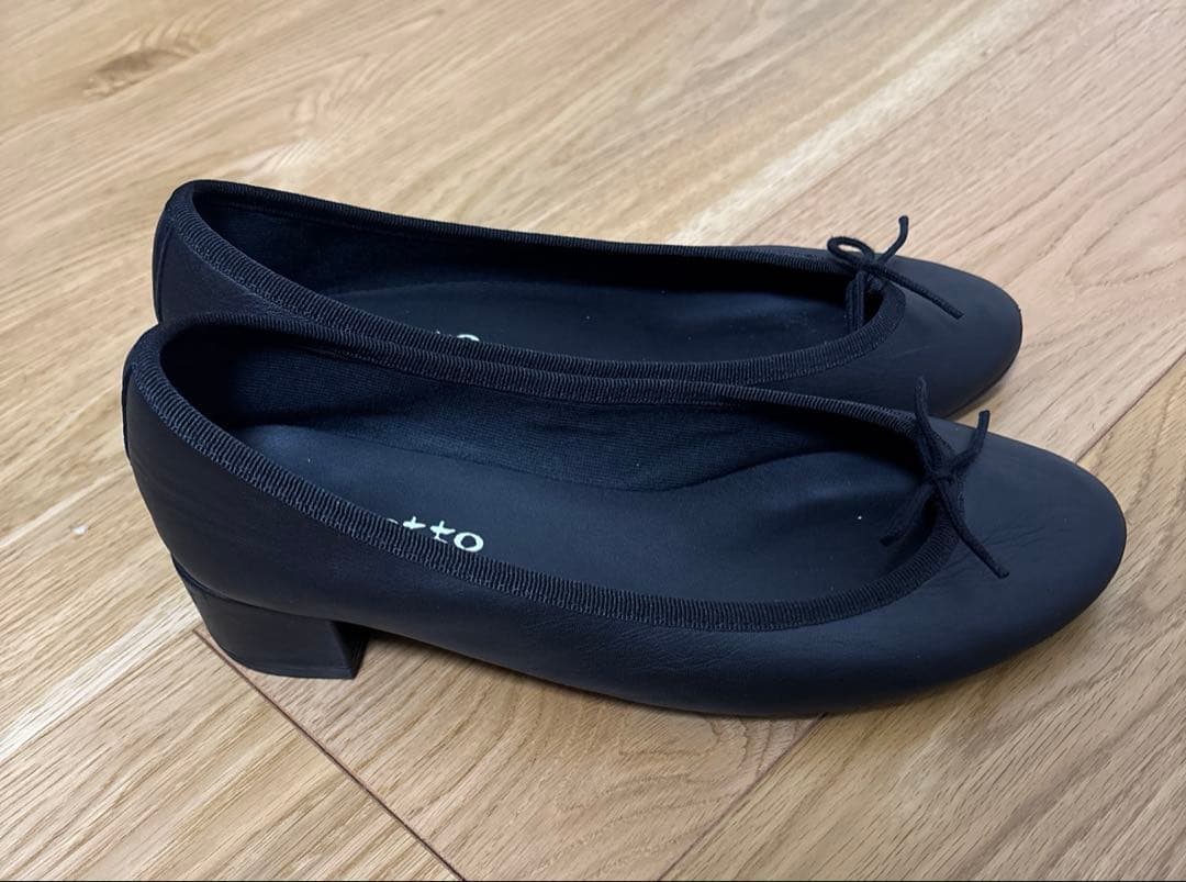 repetto レペットブラック黒 サンドリオン バレエシューズ　37