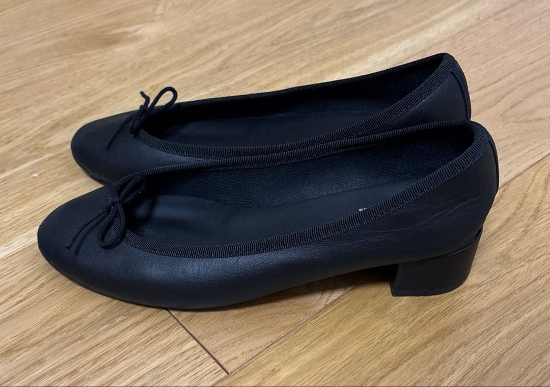 repetto レペットブラック黒 サンドリオン バレエシューズ　37