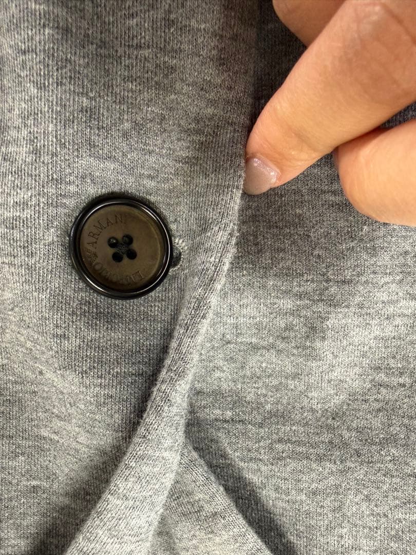 EMPORIO ARMANI テーラードジャケット スエット素材