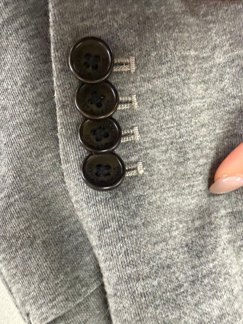 EMPORIO ARMANI テーラードジャケット スエット素材