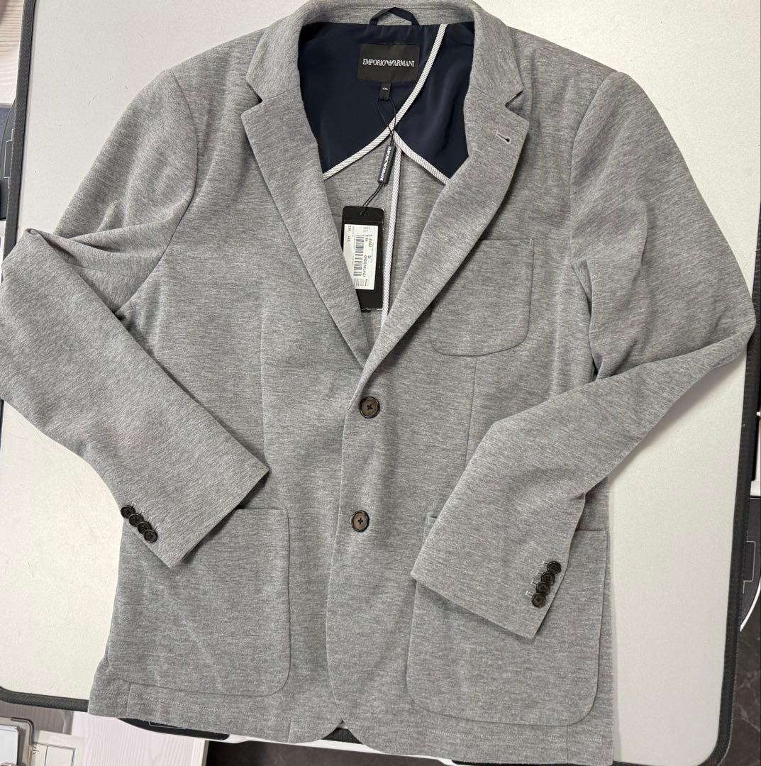 EMPORIO ARMANI テーラードジャケット スエット素材