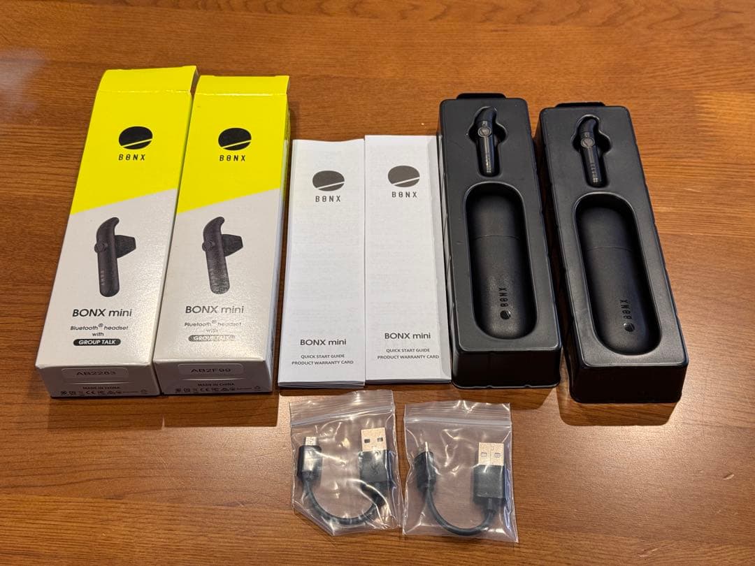 BONX mini Bluetoothヘッドセット ブラック