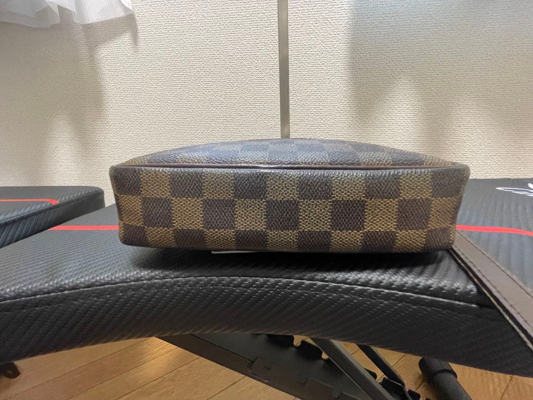 【希少】ルイヴィトン ダミエ セカンドバッグ ポーチ ビエ マカオ エベヌ