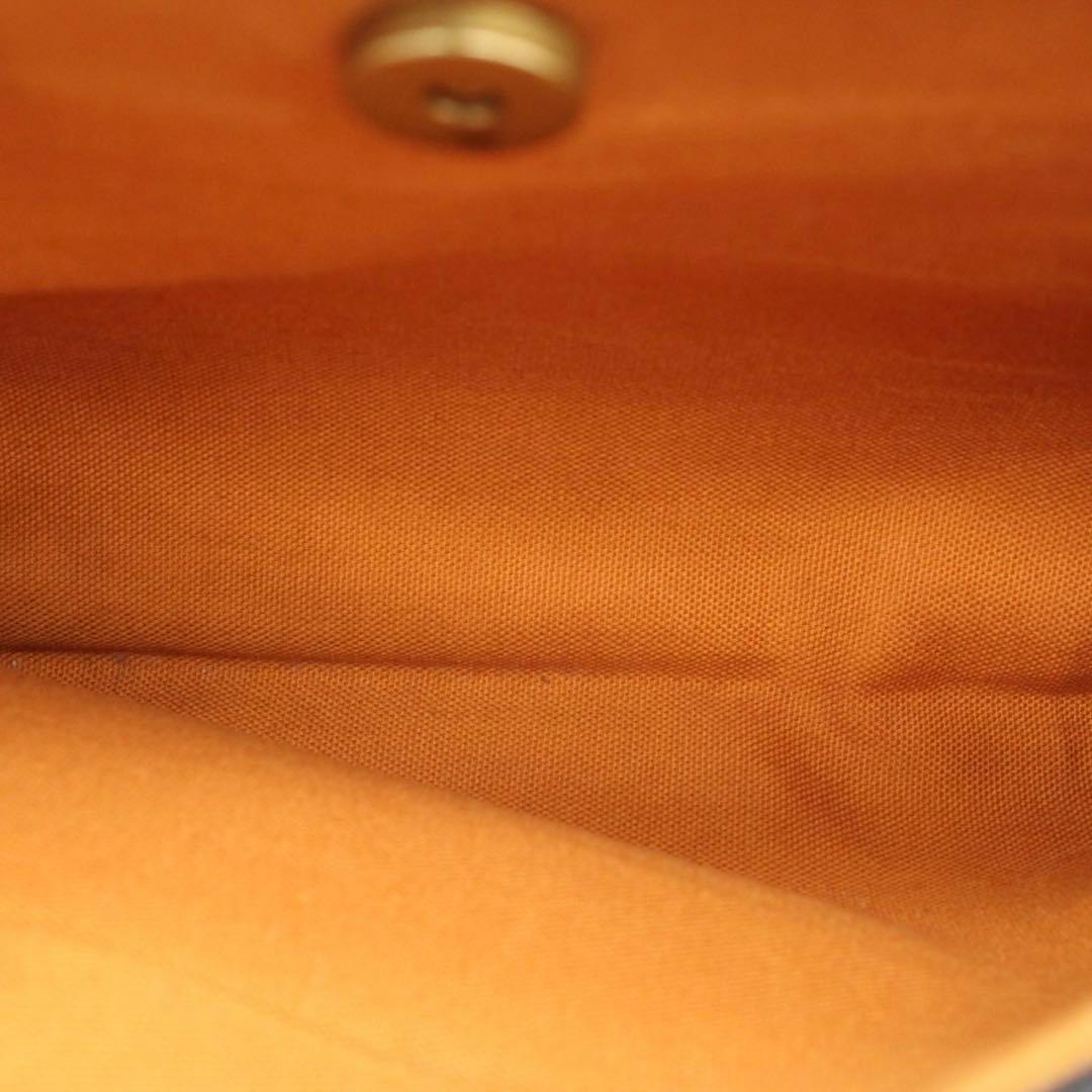 【美品】CLEDRAN ノム がま口 ポシェット ショルダーバッグ ブラック