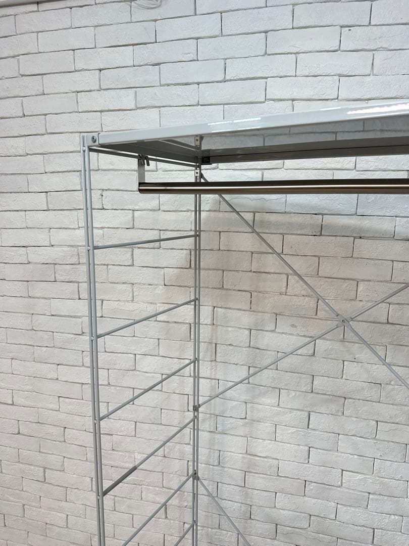 【東京都内23区配送無料】無印良品　ワードローブ　衣装　ハンガー　シェルフ　棚