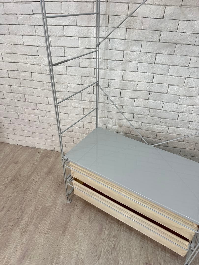 【東京都内23区配送無料】無印良品　ワードローブ　衣装　ハンガー　シェルフ　棚