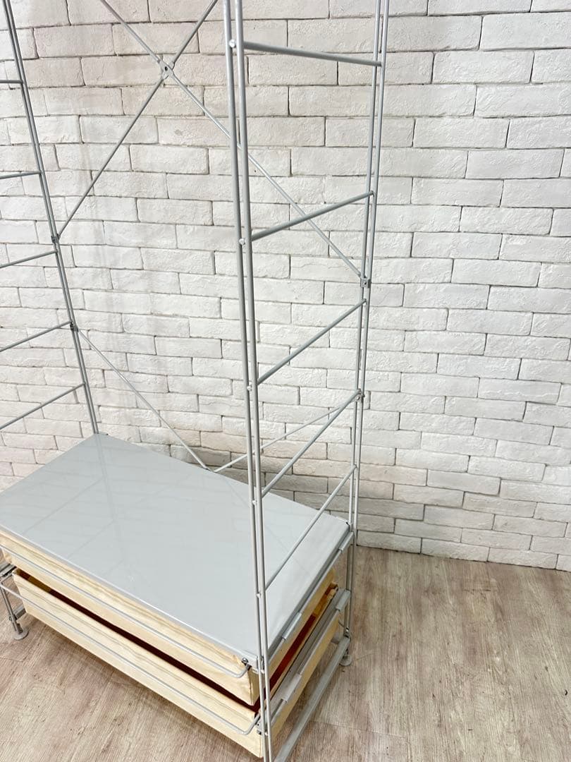 【東京都内23区配送無料】無印良品　ワードローブ　衣装　ハンガー　シェルフ　棚