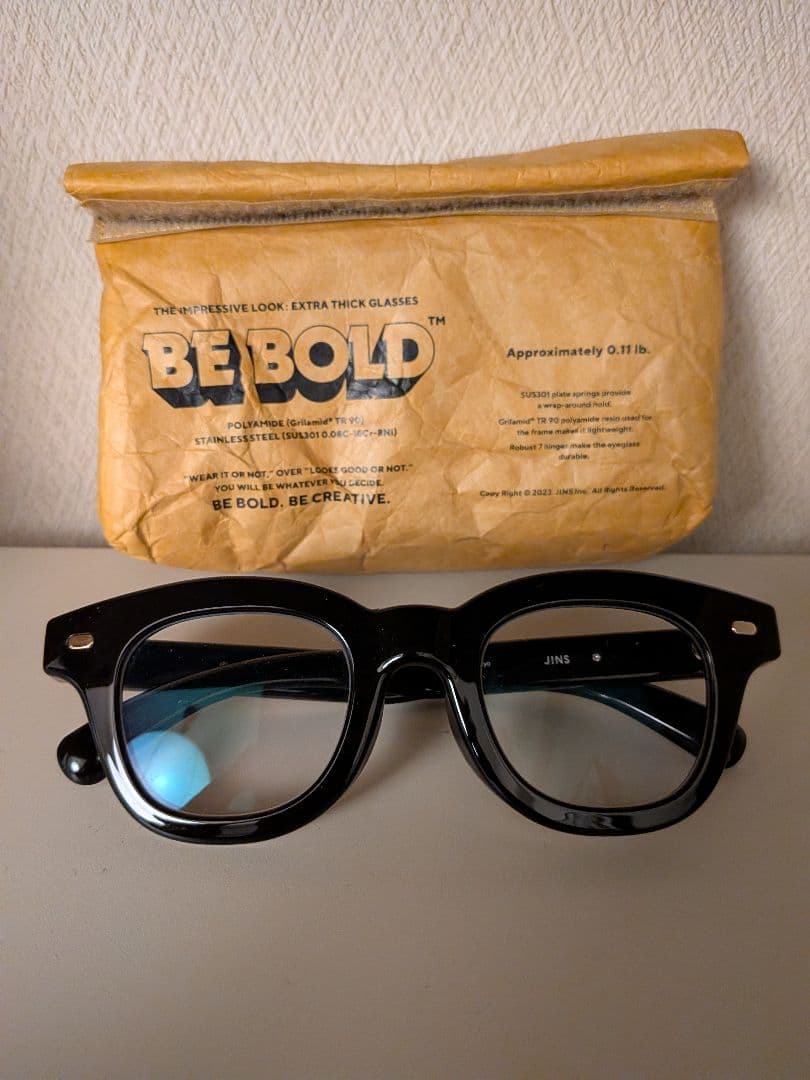 BE BOLD JINS サングラス　調光レンズ