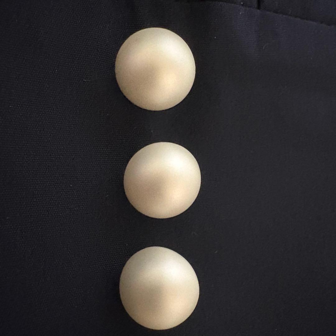 【美品】バックリボン　エムズグレイシー　ワンピース　パール　ティアード　22年