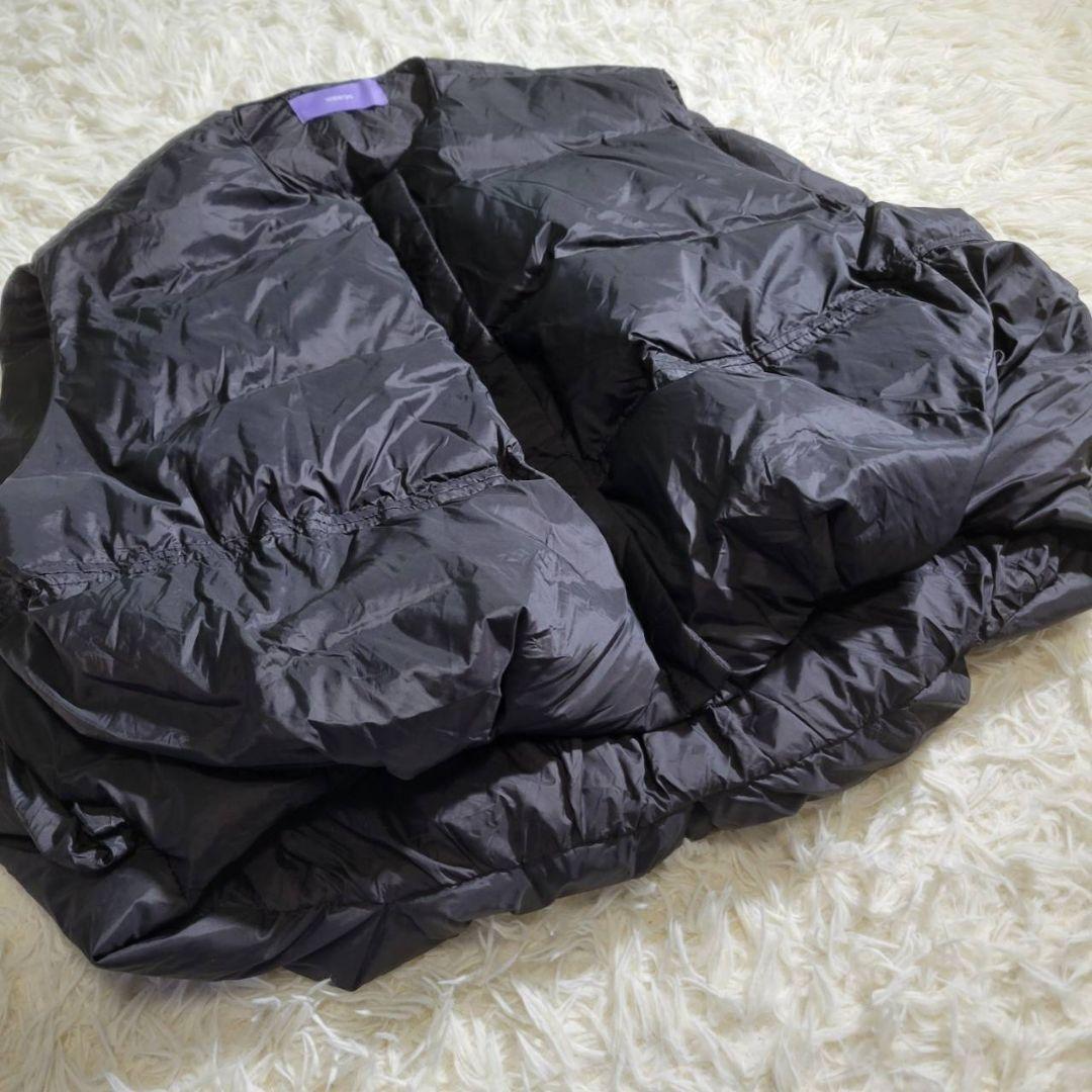 完売品・美品☆wee9s　エッグショートダウンベスト　黒　ダック