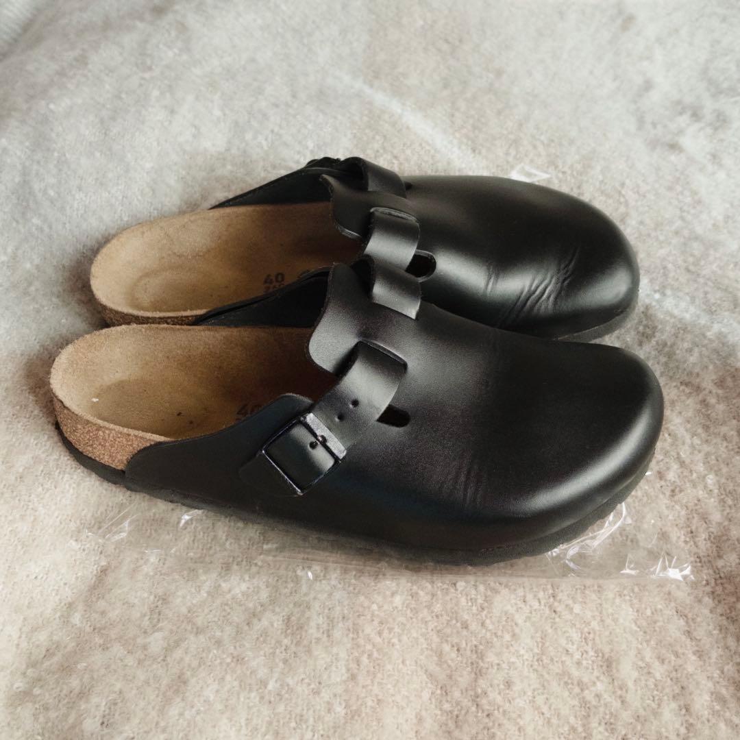 Birkenstock ボストン　サンダル　レザー　40