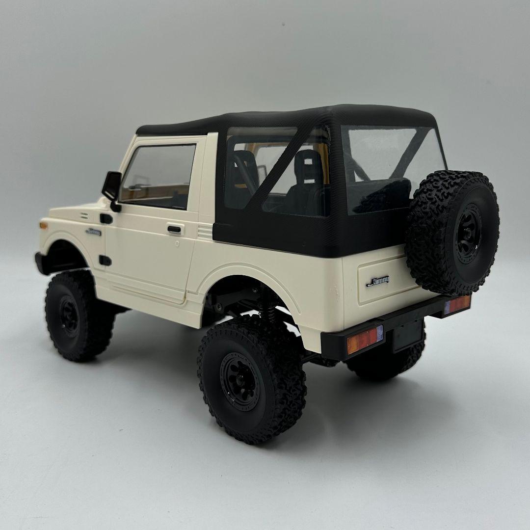 【防水サーボと金属製プロペラシャフト付】WPL C74-1 幌ジムニー ホワイト
