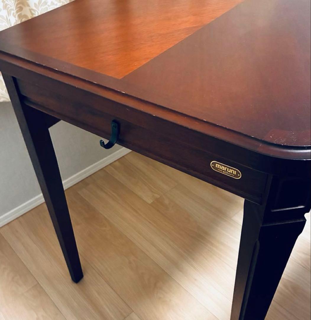 maruni家具　地中海シリーズ　ライティングデスク　(袖机別売り)