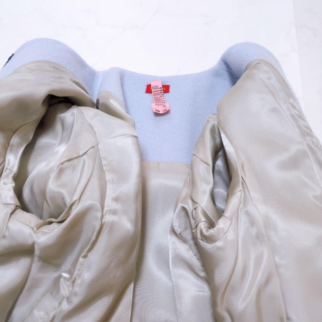 DES PRES✨️ウールノーカラーコート Aライン 美シルエット❁⃘*