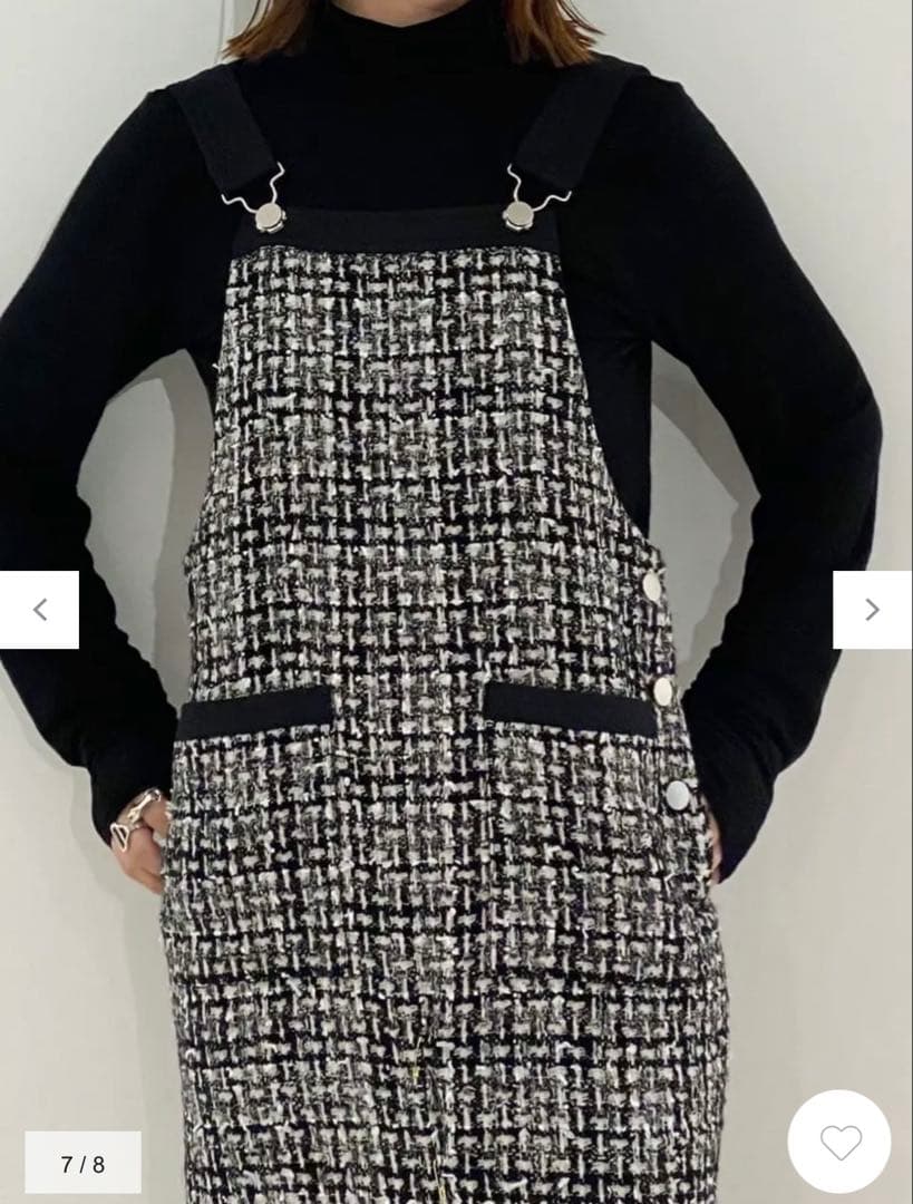 完売！グレースミディツイードジャンパースカート　ダイアグラム　グレースクラス
