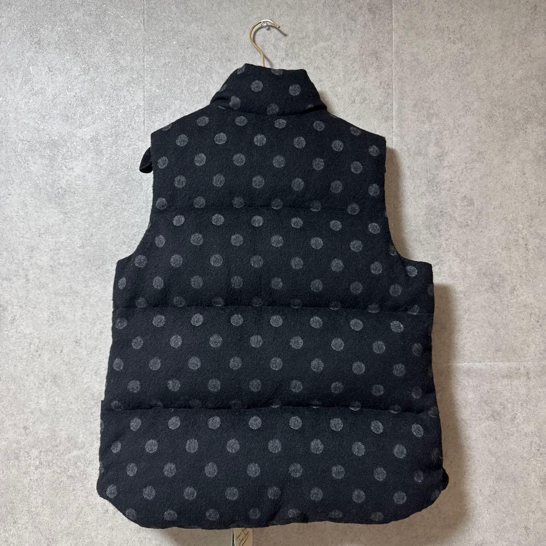 【極美品】パーリーゲイツ ダウンベスト グースダウン ドット柄 サイズ1 希少