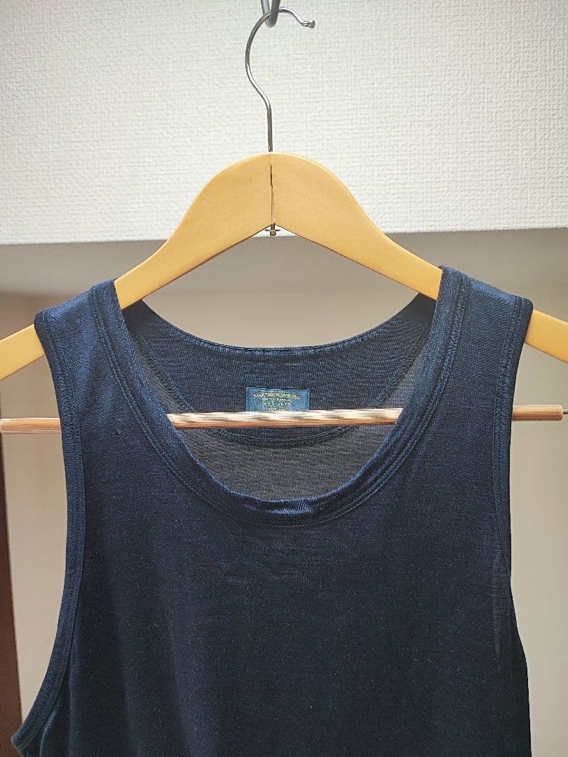 トップス MAATEE&SONS Ex. WASHABLE SILK TANK TOP