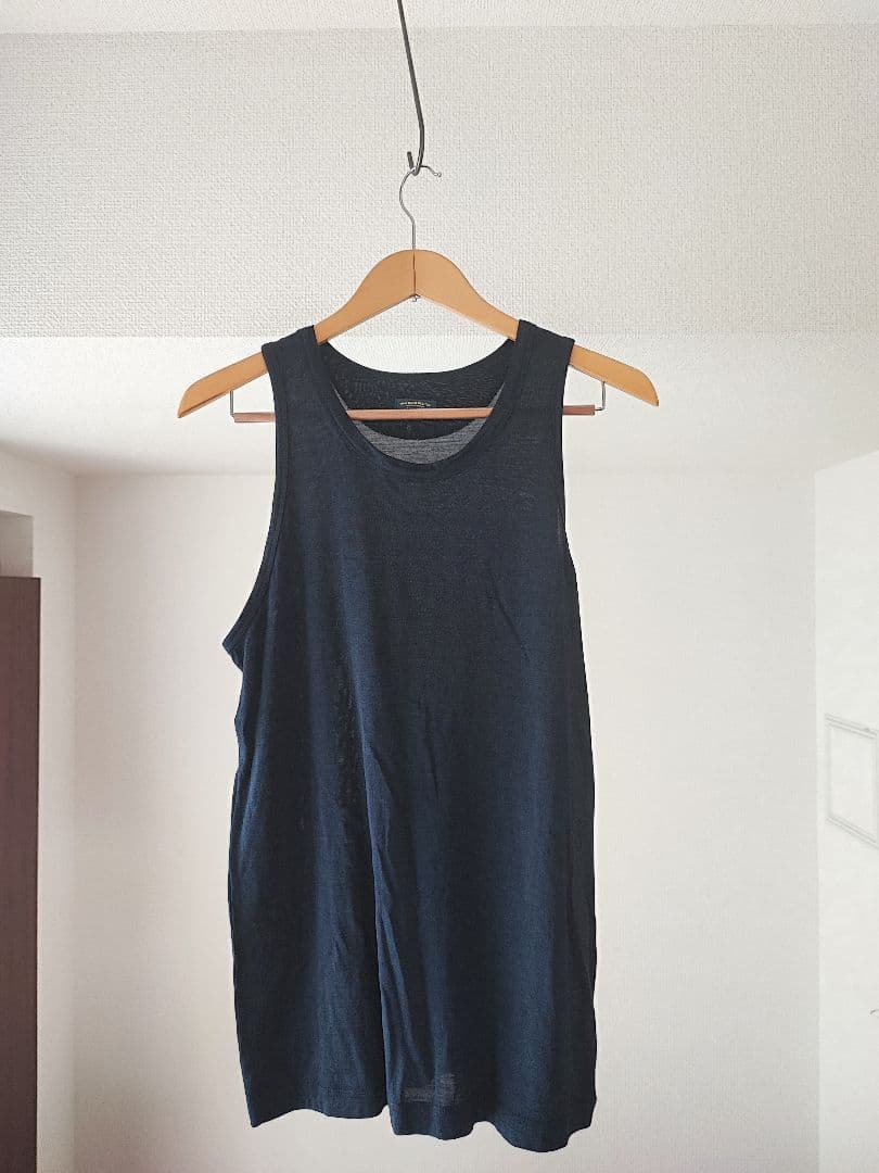 トップス MAATEE&SONS Ex. WASHABLE SILK TANK TOP