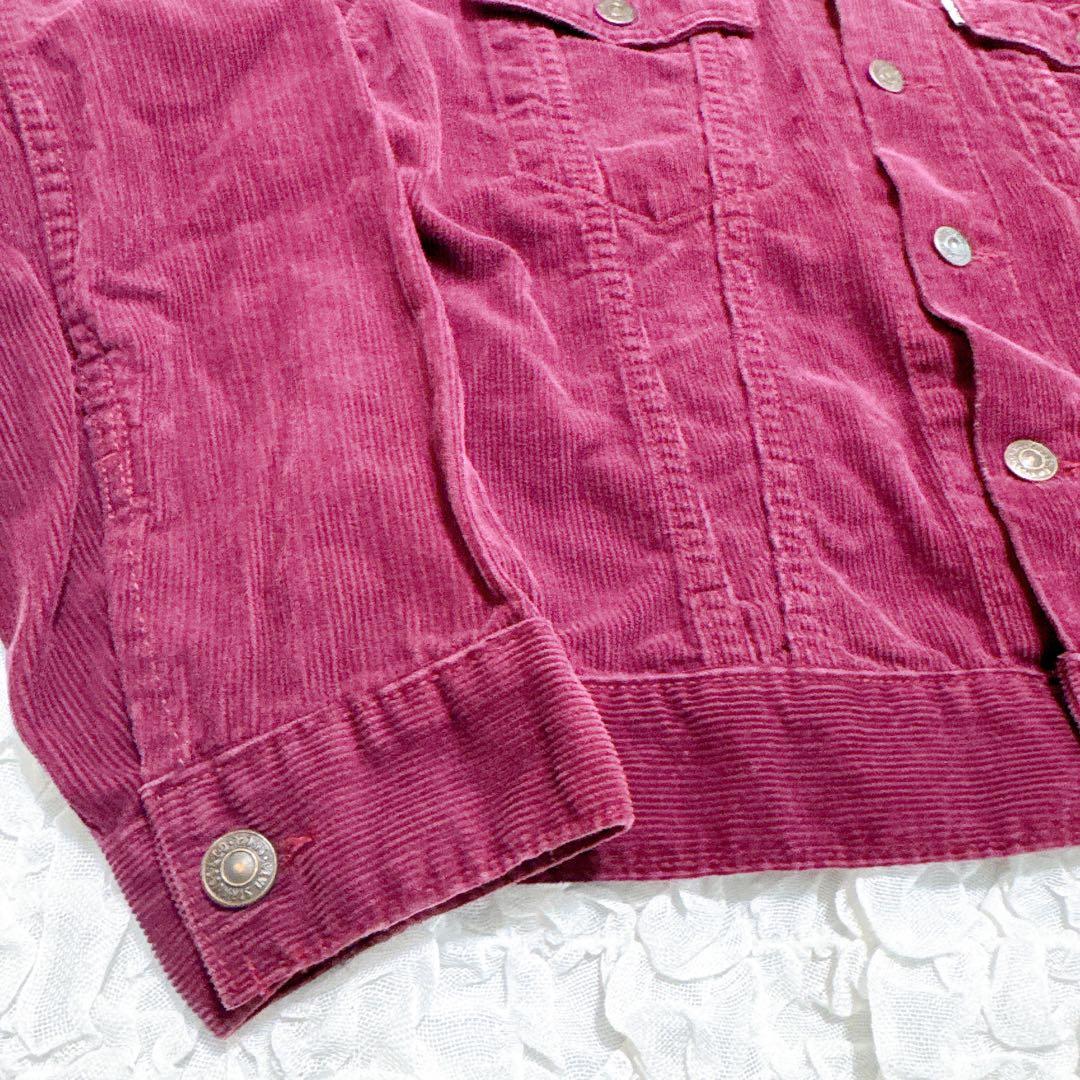【希少】70s Levi's 70505 USA製　コーデュロイジャケット　赤