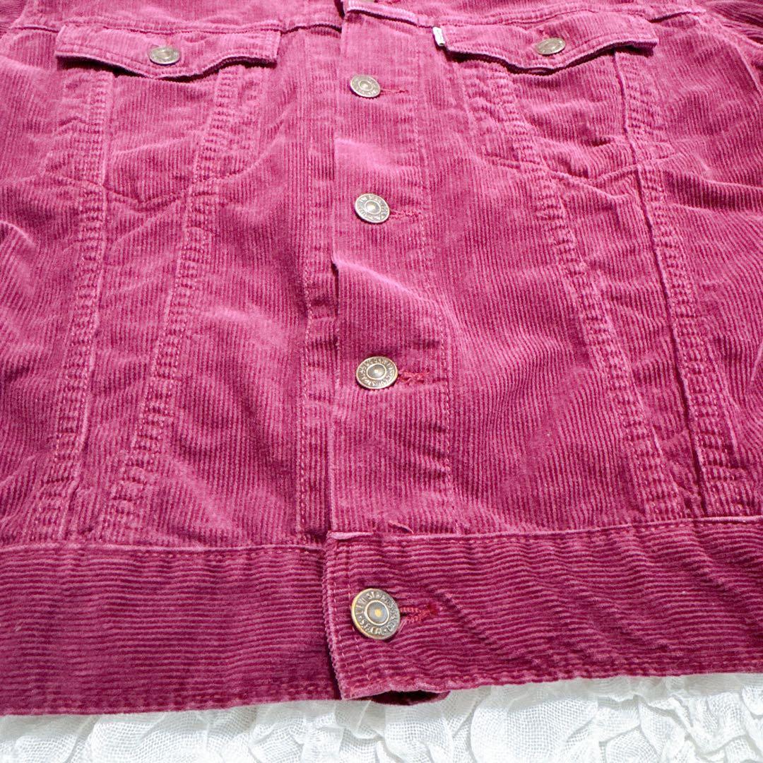 【希少】70s Levi's 70505 USA製　コーデュロイジャケット　赤