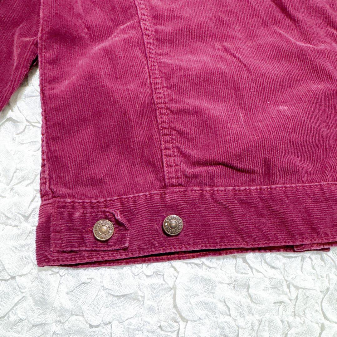 【希少】70s Levi's 70505 USA製　コーデュロイジャケット　赤