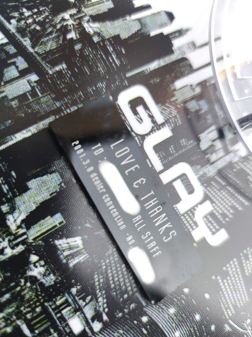 【非売品】レア　GLAY LOVE & THANKS 時計　ノベルティ