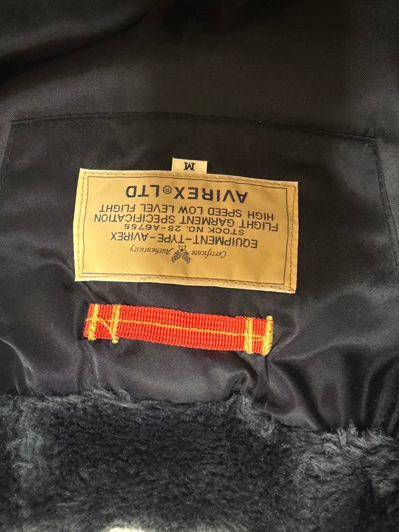 AVIREX N-3Bフライトジャケット