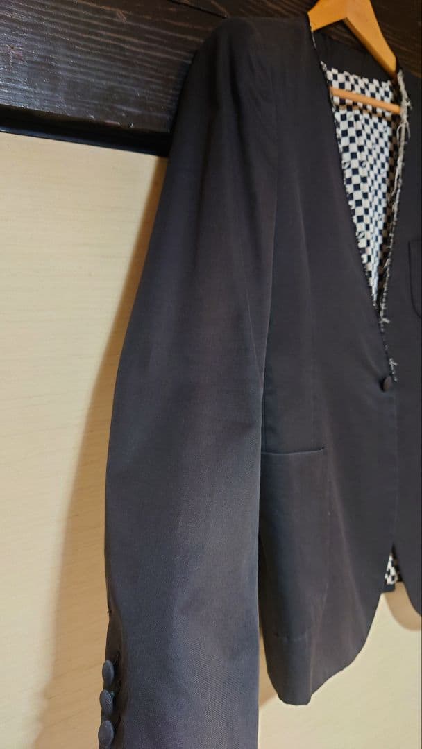 D*D様 NUMBER (NINE) ノーカラージャケット　サイズ4　ナンバーナ