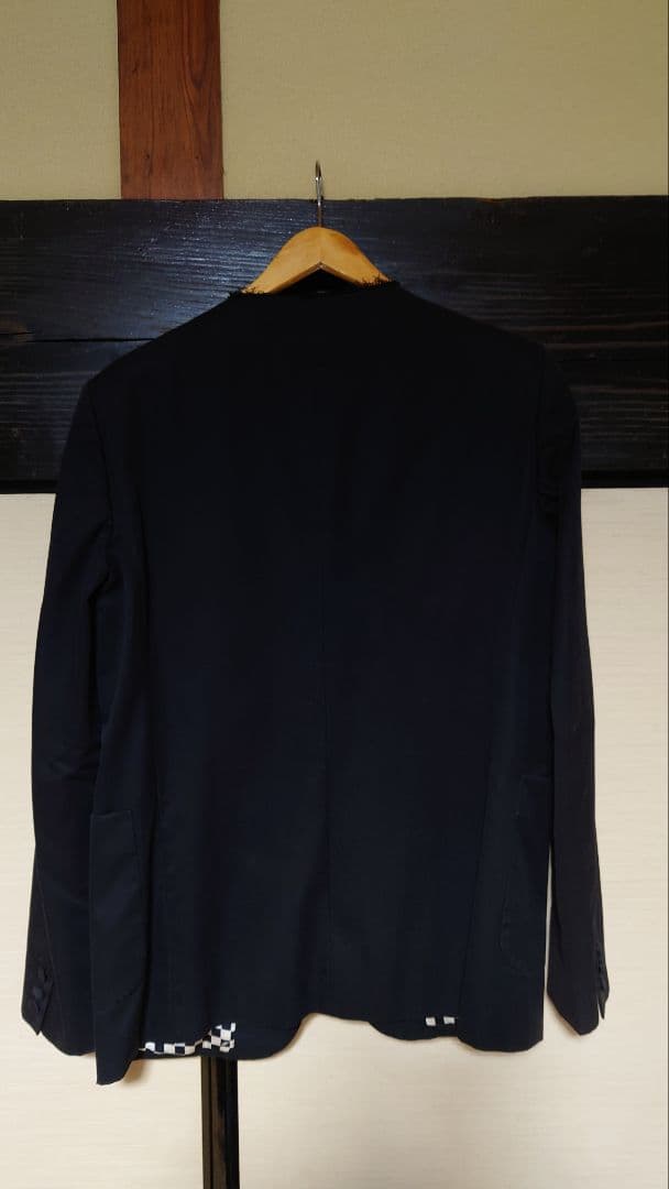 D*D様 NUMBER (NINE) ノーカラージャケット　サイズ4　ナンバーナ