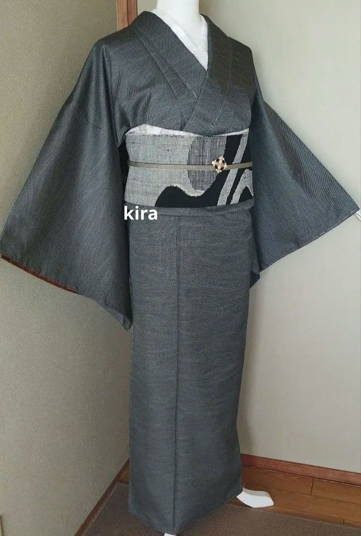 正絹　未着用西陣お召し着物