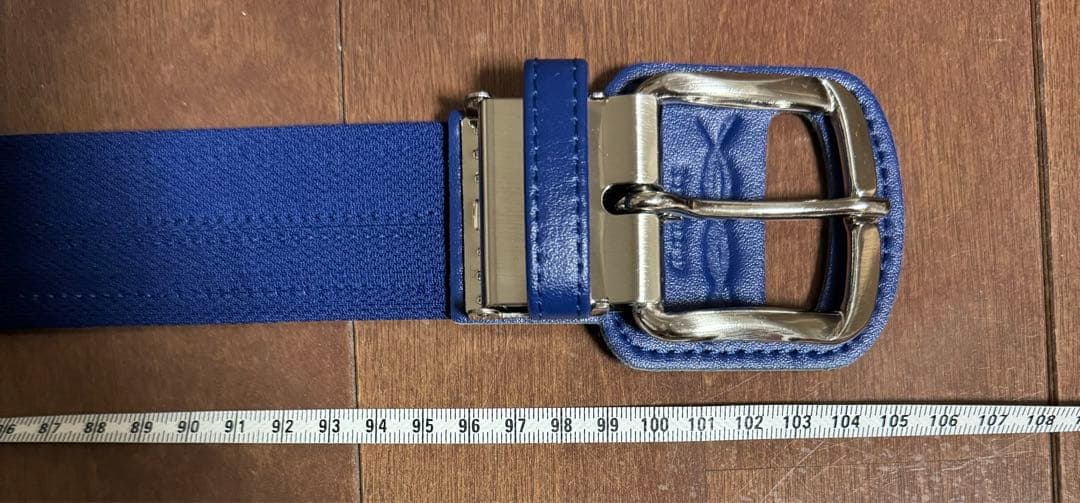 【試着のみ】コアエナジー3 野球専用ベルト【ロイヤルブルー/シルバー】