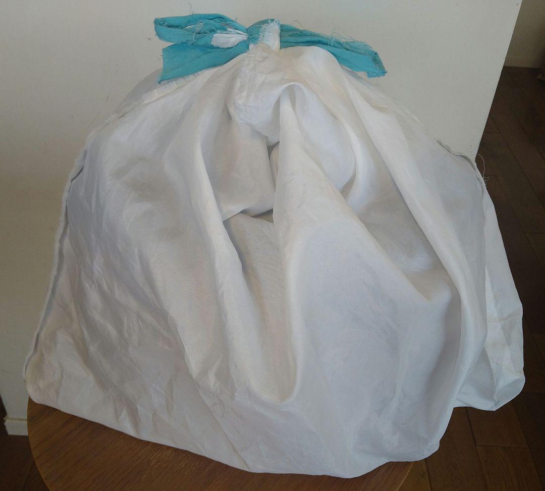 エバゴス　ebagos　籐製ファー付きかごバッグ