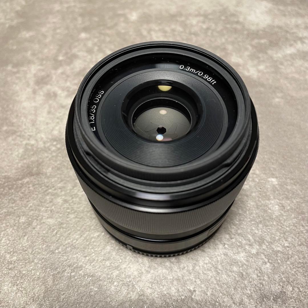 【美品】SONY SEL35F18 E35mm F1.8 OSS 保護レンズ付き
