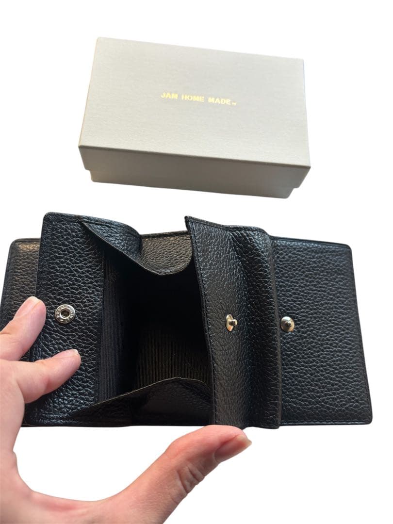 JAM  MADE ブラック 三つ折り財布
