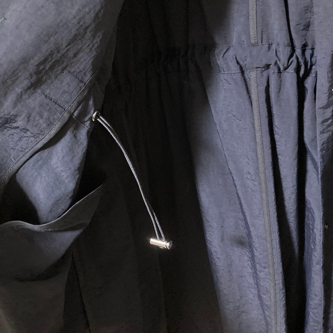 BEARDSLEY バルーン袖フレアコート ブラック　ビアズリー