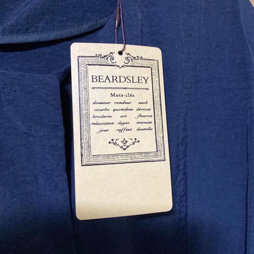 BEARDSLEY バルーン袖フレアコート ブラック　ビアズリー