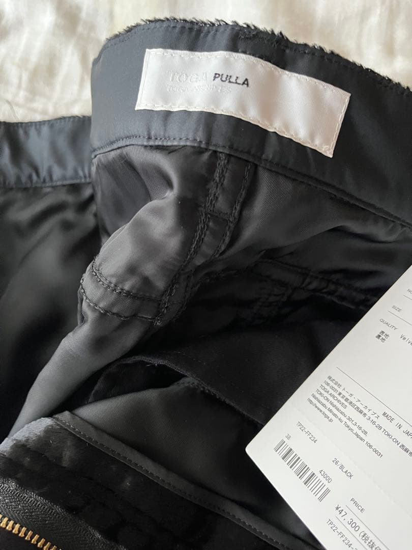 toga pulla toga archives ベルベットフレアパンツ